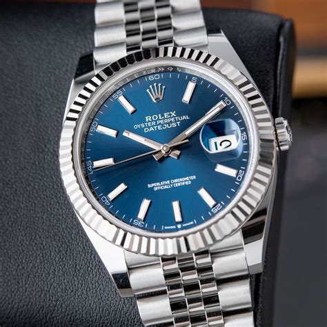 rolex date just jubile bracelet blue dial|rolex datejust with jubilee bracelet.